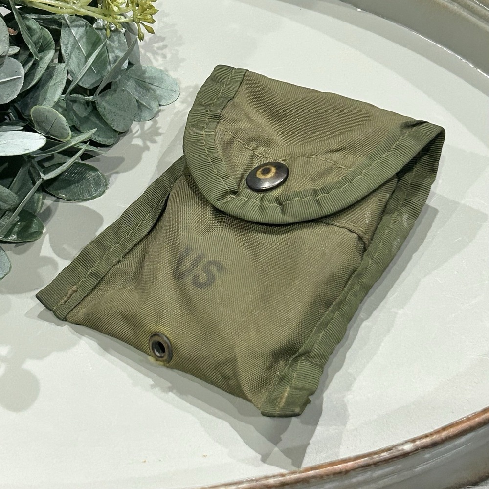 USGI Alice LC-1 Compass First Aid Pouch OD Green w/ Alice Clip